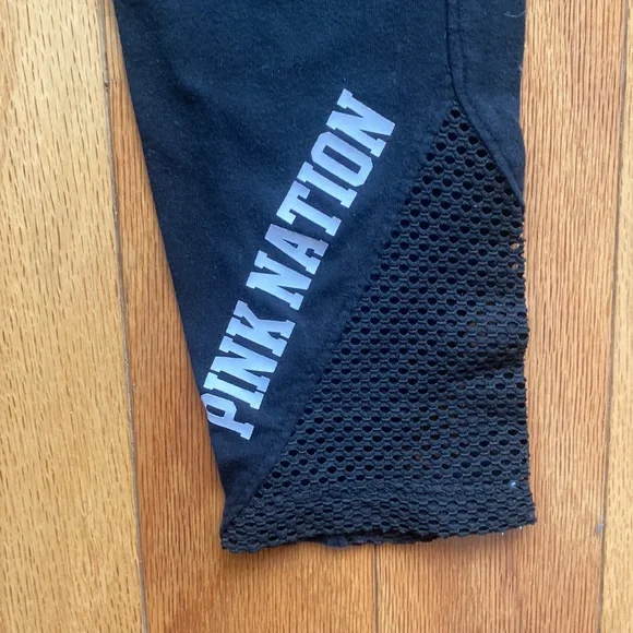 Victoria’s Secret PINK nation black xs leggings and socks - Picture 2 of 7